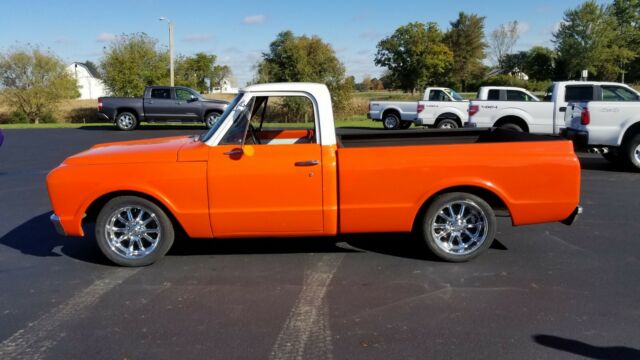 1967 Orange Chevrolet C-10 Standard Cab Pickup