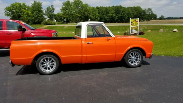 1967 Orange Chevrolet C-10 Standard Cab Pickup