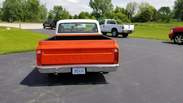 1967 Orange Chevrolet C-10 Standard Cab Pickup