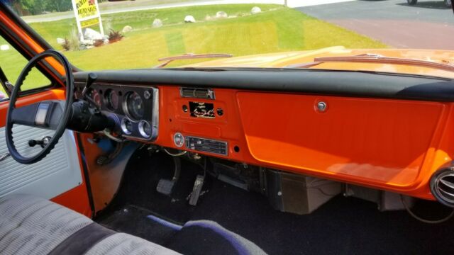 1967 Orange Chevrolet C-10 Standard Cab Pickup