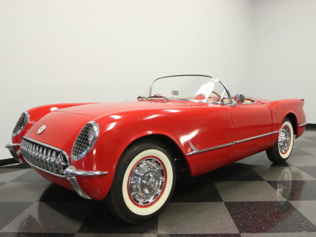 1953 Red Chevrolet Corvette Convertible