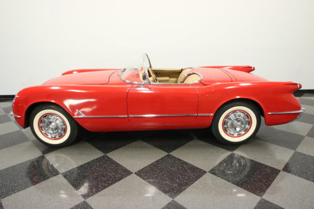 1953 Red Chevrolet Corvette Convertible