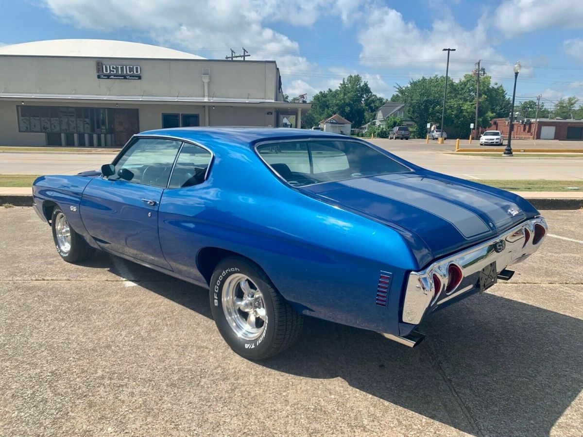 1972 Blue Chevrolet Chevelle Coupe
