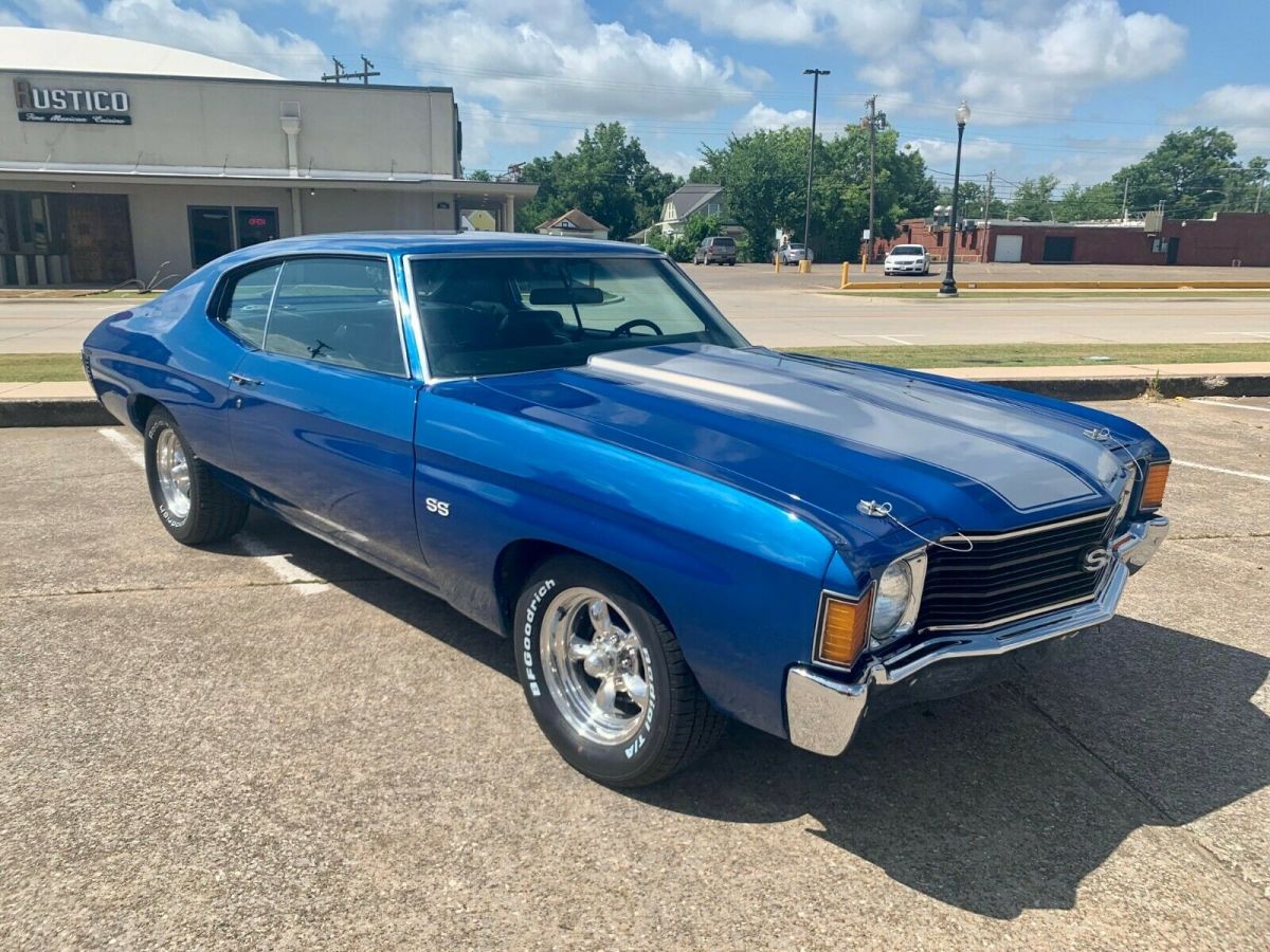 1972 Blue Chevrolet Chevelle Coupe
