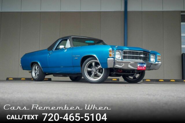 1971 Blue Chevrolet El Camino --