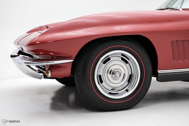 1967 Red Chevrolet Corvette Convertible