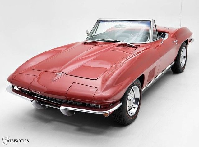 1967 Red Chevrolet Corvette Convertible