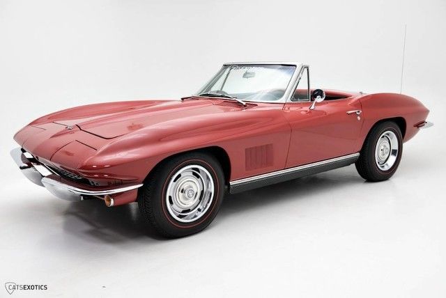 1967 Red Chevrolet Corvette Convertible