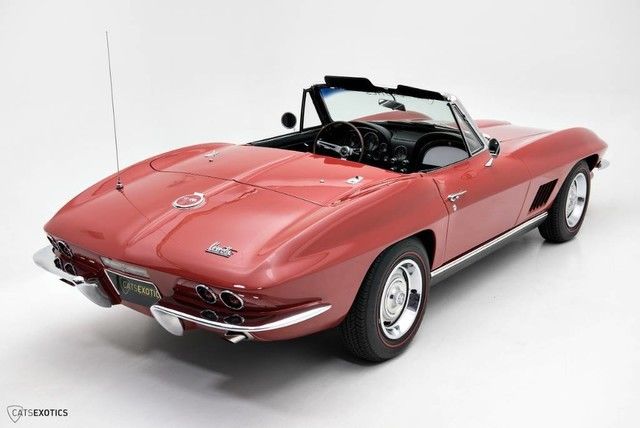 1967 Red Chevrolet Corvette Convertible