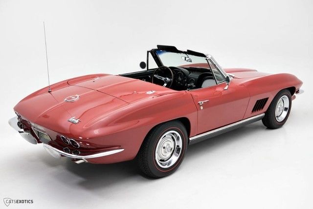 1967 Red Chevrolet Corvette Convertible