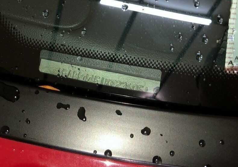 1989 Red Ford Mustang Convertible