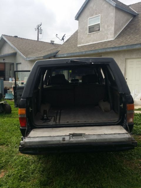 1987 Black Toyota 4Runner SUV