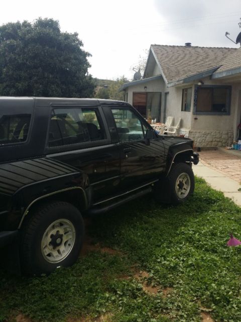 1987 Black Toyota 4Runner SUV