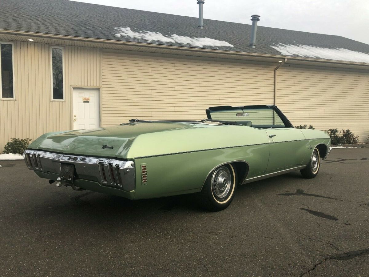 1970 Green Chevrolet Impala Convertible