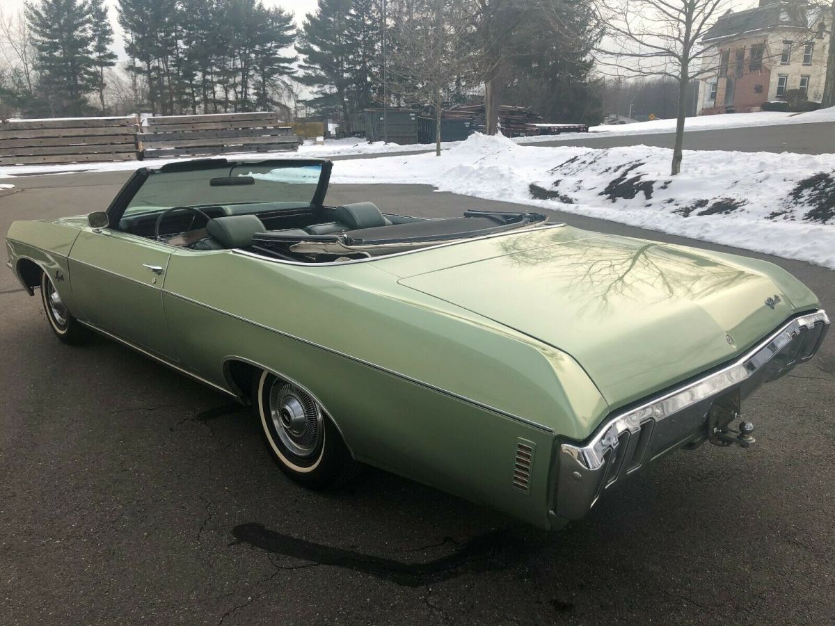 1970 Green Chevrolet Impala Convertible