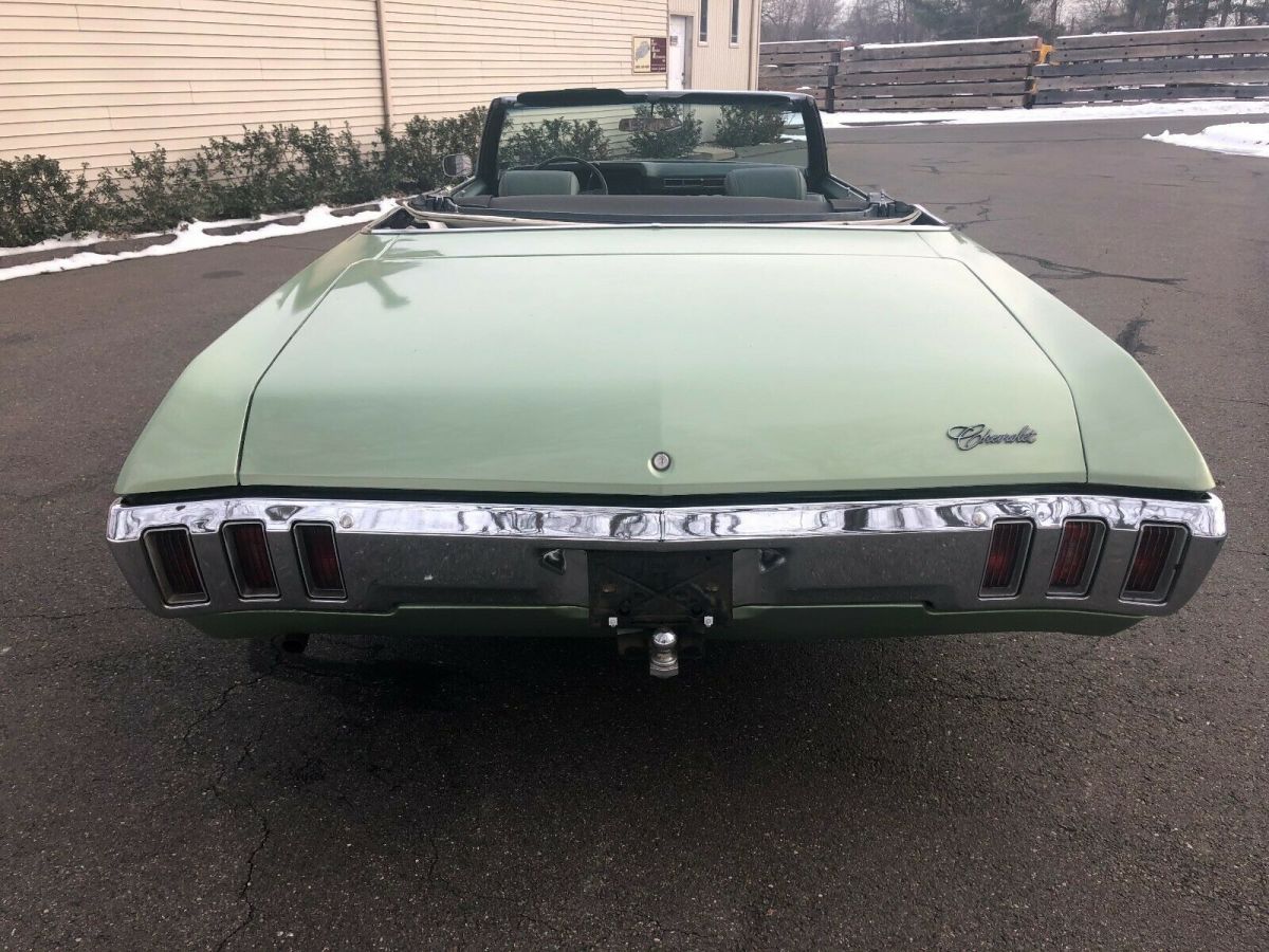 1970 Green Chevrolet Impala Convertible