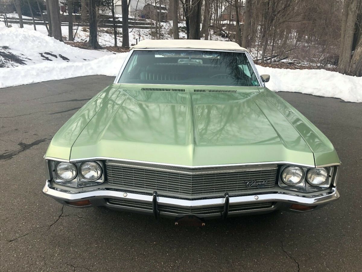 1970 Green Chevrolet Impala Convertible