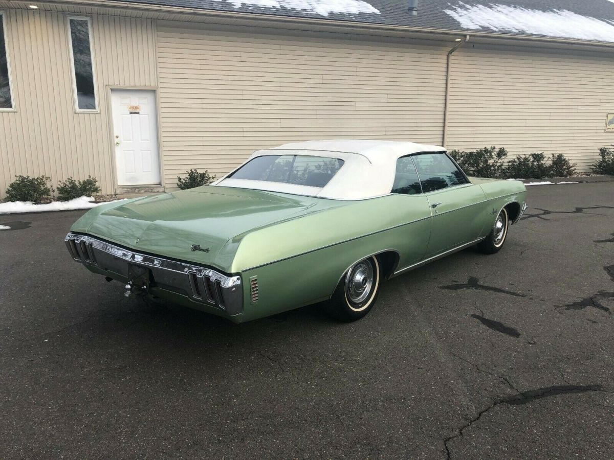 1970 Green Chevrolet Impala Convertible