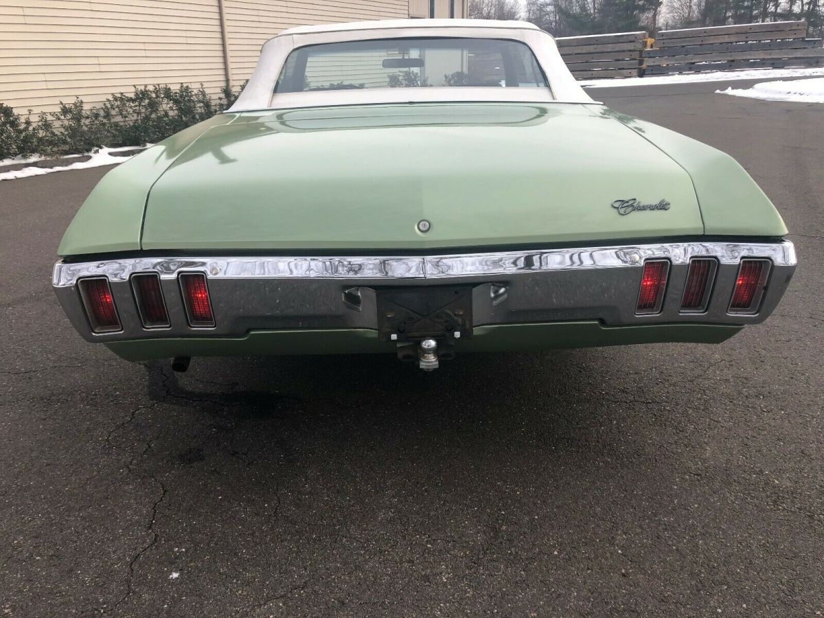 1970 Green Chevrolet Impala Convertible