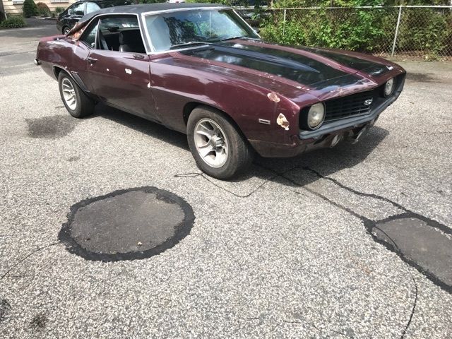 1969 Burgundy Chevrolet Camaro Coupe