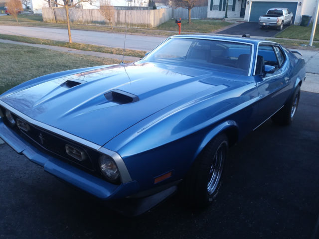 1971 Blue Ford Mustang Coupe