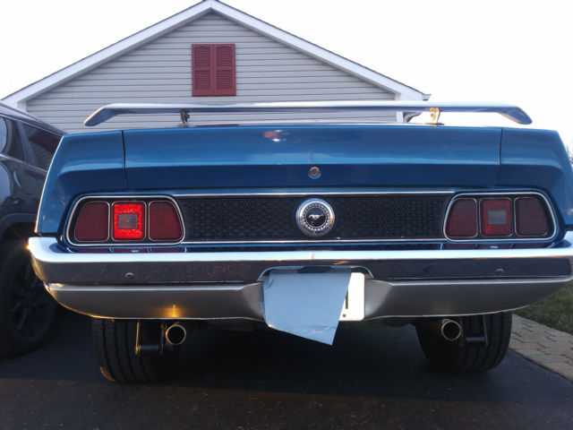 1971 Blue Ford Mustang Coupe