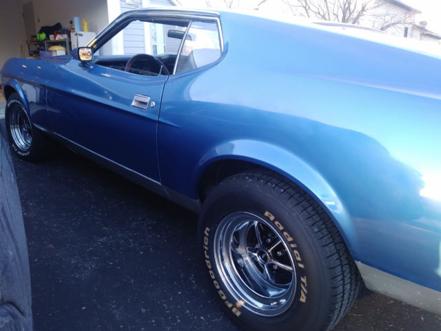 1971 Blue Ford Mustang Coupe