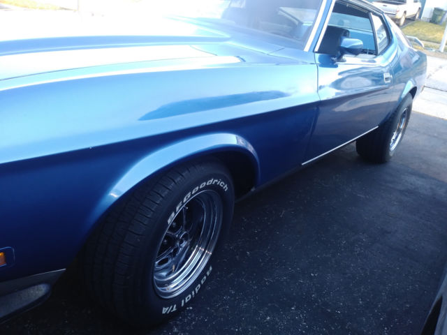 1971 Blue Ford Mustang Coupe