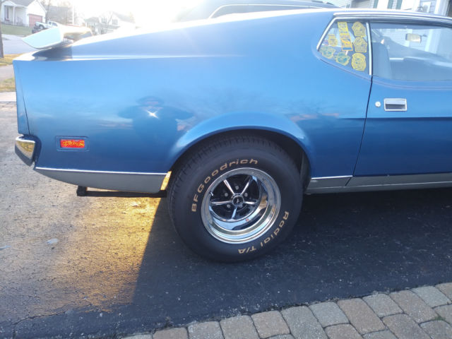 1971 Blue Ford Mustang Coupe