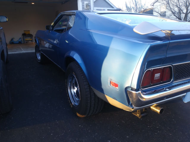 1971 Blue Ford Mustang Coupe