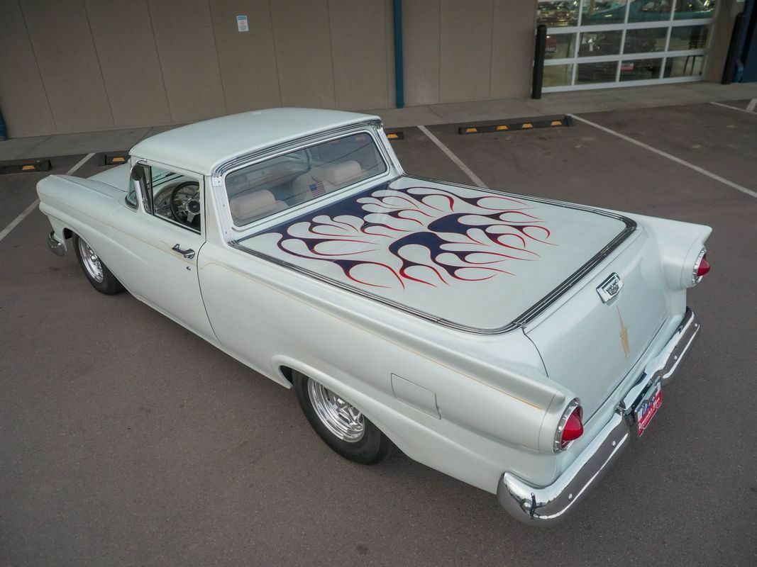 1958 White Ford Rancho --