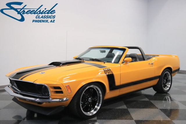 1970 Orange Ford Mustang Convertible