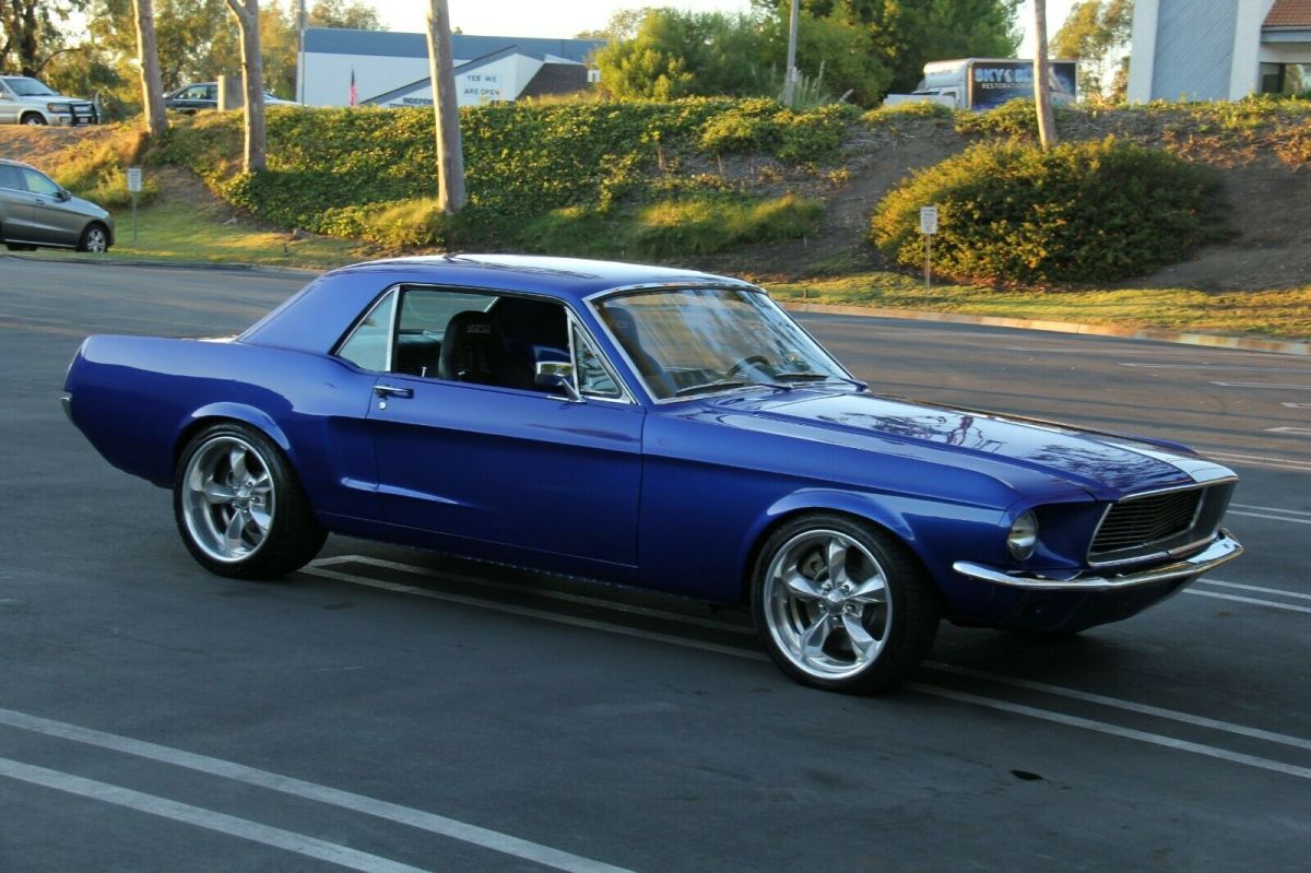 1968 Blue Ford Mustang Coupe