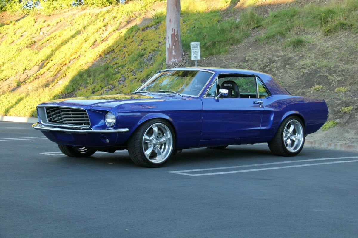 1968 Blue Ford Mustang Coupe