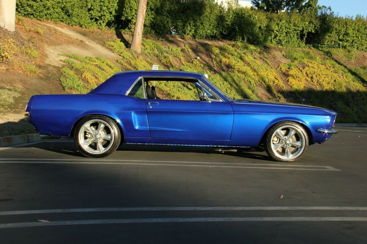 1968 Blue Ford Mustang Coupe