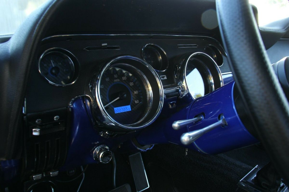 1968 Blue Ford Mustang Coupe