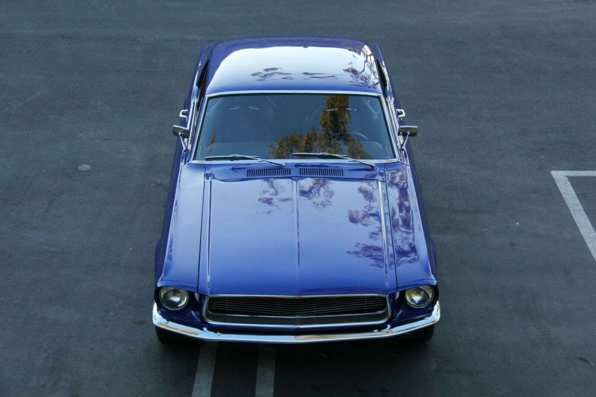 1968 Blue Ford Mustang Coupe