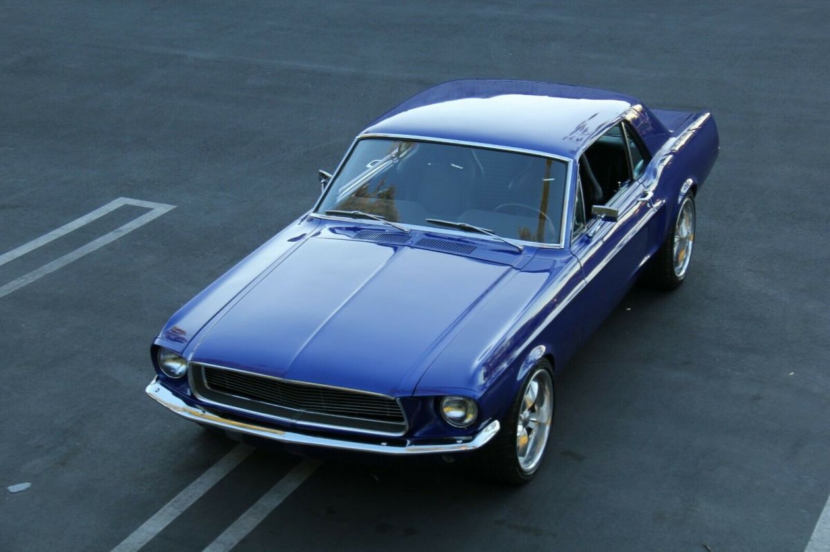 1968 Blue Ford Mustang Coupe