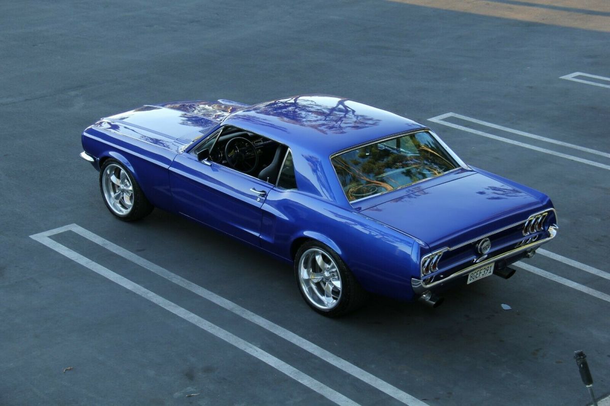 1968 Blue Ford Mustang Coupe