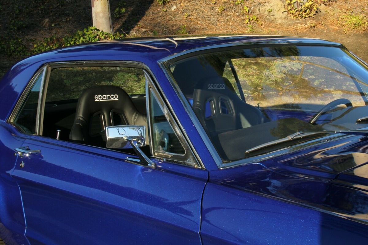 1968 Blue Ford Mustang Coupe