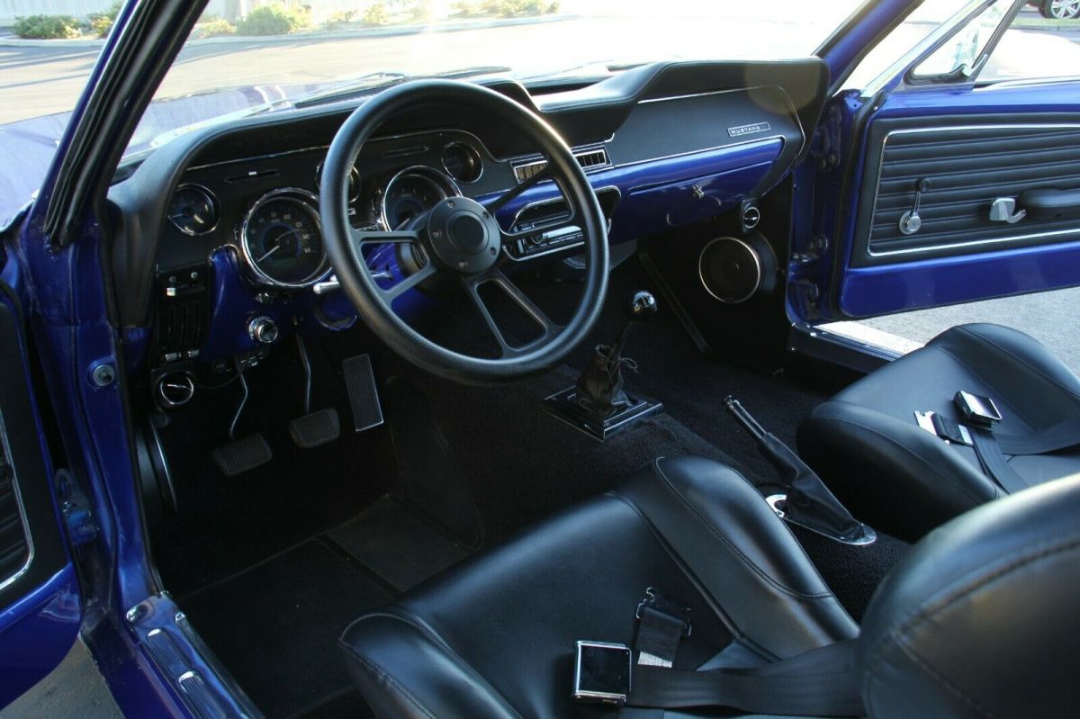 1968 Blue Ford Mustang Coupe