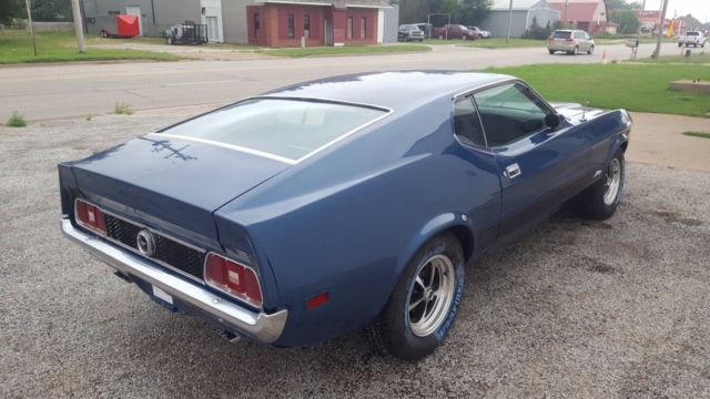 1973 Medium Blue Metalic Ford Mustang Fastback