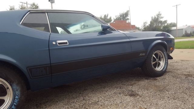 1973 Medium Blue Metalic Ford Mustang Fastback