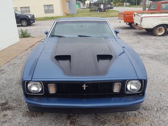 1973 Medium Blue Metalic Ford Mustang Fastback