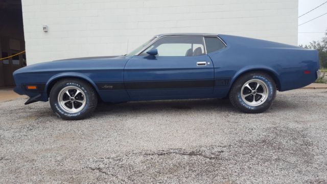 1973 Medium Blue Metalic Ford Mustang Fastback