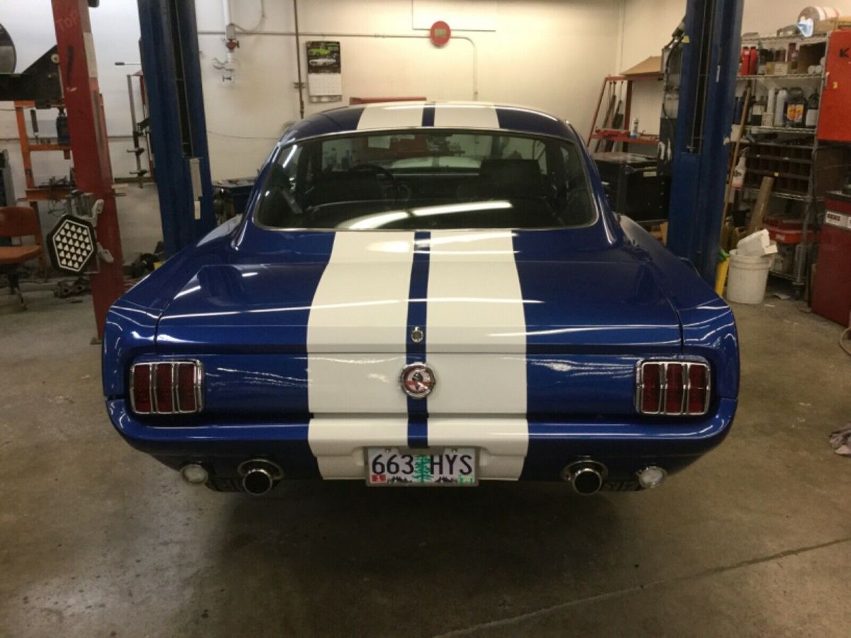 1965 Blue Ford Mustang Fastback