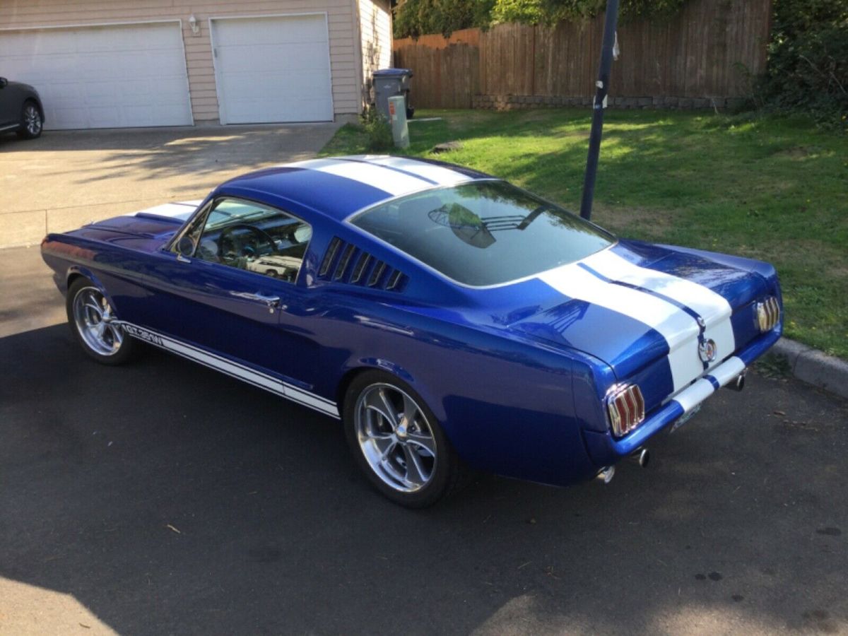 1965 Blue Ford Mustang Fastback
