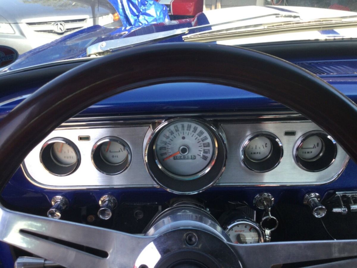 1965 Blue Ford Mustang Fastback