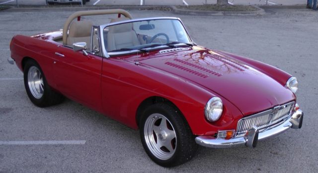 1974 Red MG MGB Convertible