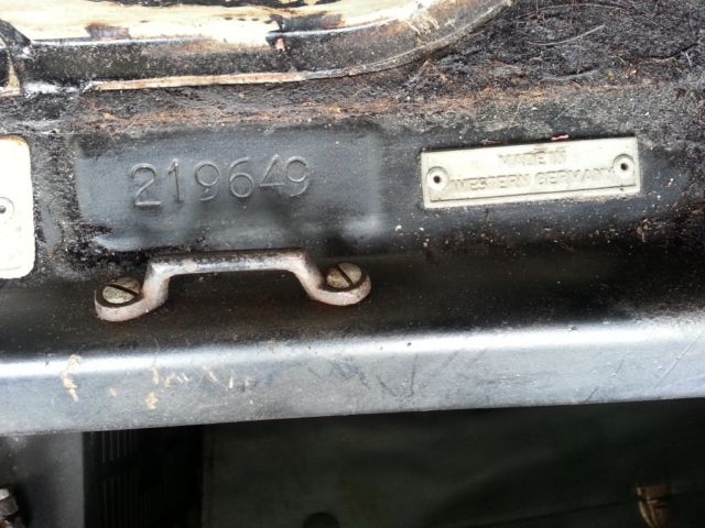 1965 Gray Porsche 356 Coupe